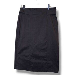 NY & Company skirt womens 10 average Black pencil skirt knee-length